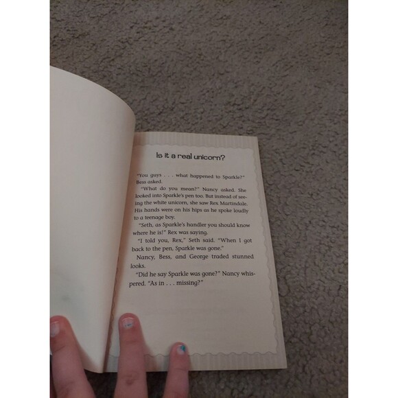 Unicorn Uproar by Carolyn Keene (2009, Trade Paperback) Nancy Drew & Clue Crew - Picture 2 of 6